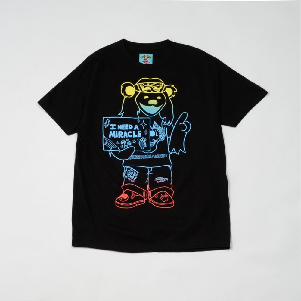 Chinatown Market I Need A Miracle Grateful Dead Bear Tee Shirt